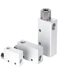 Versatile Pneumatic Vacuum Generator Workhorse for Negative Pressure and Air Exhaust, silver heavy-duty ejectors, various sizes.