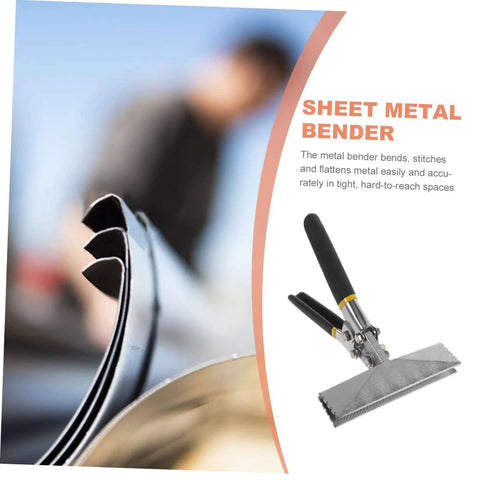 Hand Seamer Tool With Straight Jaw Manual Metal Bender for Sheet Metal Bending and Flattening showing 6-inch jaw.