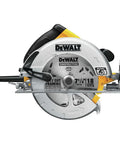 Lightweight 7-1/4 Inch Corded Circular Saw featuring a badass 15 amp motor, showing left side profile for precision cuts.