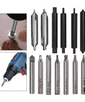 Pro Grade Key Cutting Machine Drill Bits Set 13 Pack For Vertical Cutting Tools Heavy Duty HSS AL Cutter Bits in various sizes