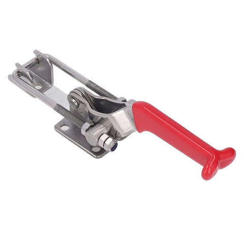 Stainless Steel Toggle Clamp With Adjustable Opening And Plastic Handle, 900 Kg Clamping Force For Mechanical Projects And Home Decor