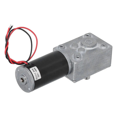 Top Shelf 12V Self Locking Dc Gear Motor features die cast aluminum shell and compact design for high torque applications.