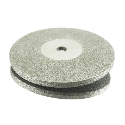 Double Sided Diamond Grinding Disc Wheel For Rotary Tools 100mm Diameter With 10mm Hole Grit Range 45 To 1000 Lapidary Diamond Disk