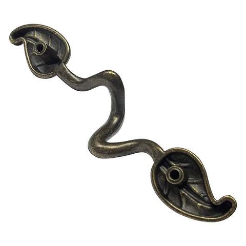 Leaf Shape Drawer Pull Handle Set In Vintage Bronze Finish Twig Branch Cabinet Hardware For Dresser Wardrobe Doors Zinc Alloy