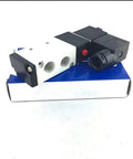 Super Durable 5 Way 2 Position Airtac Electric Solenoid Valve For Pneumatic Systems With 4V210-08 Model on packaging.