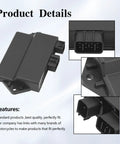 Front and close-up views of Ignition CDI Module Box For ATV YFM 350 Warrior And Raptor 350 2002-2013 Beefed-Up Replacement Igniter