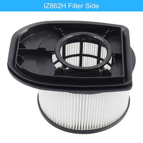 Six Pack Replacement Filter Kit For IZ862H Stratos Cordless Vacuum And IZ Series Models Including IZ562H UZ565H IZ540H IZ840 IZ800, filter side view