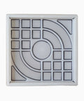 Top view of DIY Stepping Stone Molds For Garden Path Pavers Concrete Mold Tool Set Easy Release Cement Molds For Backyard Sidewalks Durable PP Molds