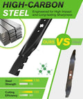 42 Inch Deck Mower Blade Mulching Blades With 6 Point Star Fit Troy Bilt And Cub Cadet Riding Mowers Replacement Numbers