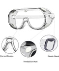4 Pack Kids Science Goggles Lightweight Polycarbonate Lenses And PVC Frame Eye Protection For Kids Kid Friendly Safety Glasses Design