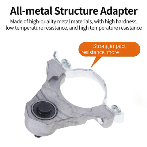 Angle Grinder Multi Tool Adapter Set crafted from rock solid carbon steel showcasing all-metal structure for strong durability.