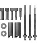 12 Piece Motorcycle Bearing Puller Kit Blind Hole Extractor Compact Engine Tool Set damage-free steel pullers and adapters