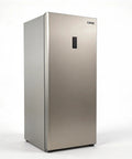 Heavy Hitter Upright Freezers For Kitchen Setup Frost Free Deep Chill Cabinet in sleek stainless steel finish.