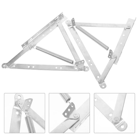 Triangular Spring Hinges For Sofa Bed And Cabinet Doors Heavy Duty Hot Rolled Steel Foldable Lift Up Hinges For Easy Install Durable