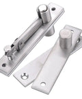 Sleek Hidden Pivot Hinge For Wooden Doors Rotating Multi Angle Pivot Shaft With Concealed Hardware Stainless Steel Build