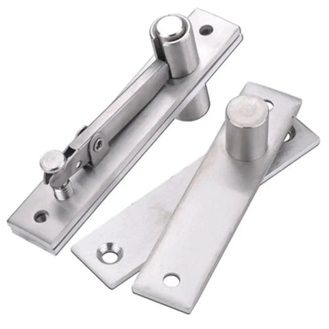 Sleek Hidden Pivot Hinge For Wooden Doors Rotating Multi Angle Pivot Shaft With Concealed Hardware Stainless Steel Build