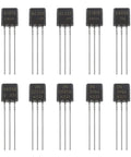 Pro Grade BJT Transistor Kit 250 Piece NPN PNP Assortment In TO92 Package Includes 2N2222 2N3904 2N3906 2N2907 A1015 BC327 BC337