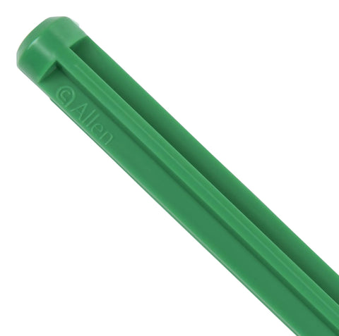 Green Universal Shotgun Plug for Semi Auto and Pump Action Shotguns, close-up view showcasing design and material.