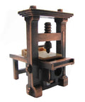 One To Forty Eight Scale Metal Printing Press Die Cast Miniature Diorama Desk Accessory Pencil Sharpener With Sliding Print Surface And Ink Pad Reveal For Collectors And Dope Cool Retro Office Desk Decor