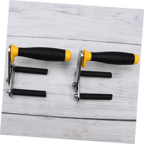 Portable Drywall And Tile Lifter Set With Sweet Adjustable Grip Heavy Duty Glass Carrier Tool lightweight black handles and rubber pads