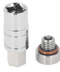 Top Notch FtVogues Oil Drain Plug Kit For 304 Stainless Steel M12x1.75 Self Tapping Thread Repair Fixing Damaged Oil Pan Threads Easily By Pro Mechanics And DIY Car Enthusiasts Today, stainless steel oil drain plug kit