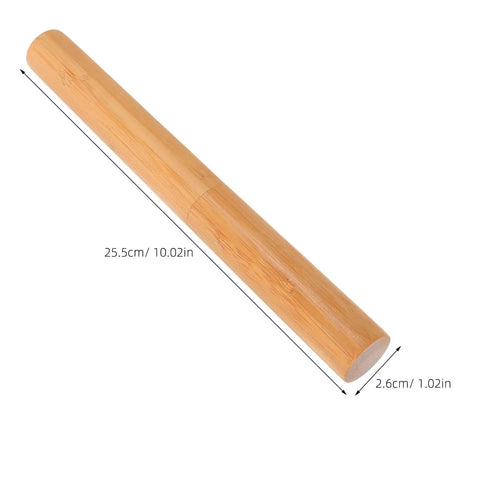 Wooden poster tube with cap for artwork and certificates, built to last heavy duty document storage tube