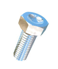 Close-up of Pack Of 10 Badass 3/8-16 X 1 UNC Titanium Hex Head Bolts Grade 5 Ti-6Al-4V featuring smooth threads.