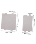 High Temperature Mica Flakes Microwave Waveguide Cover Heat Insulation Sheets For RV Ovens 10 Pack Durable Microwave Parts