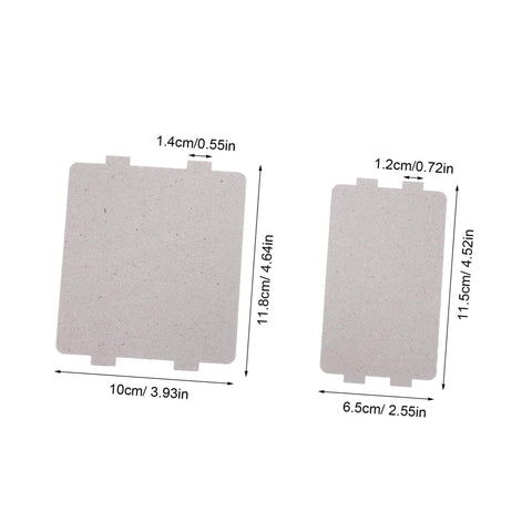 High Temperature Mica Flakes Microwave Waveguide Cover Heat Insulation Sheets For RV Ovens 10 Pack Durable Microwave Parts