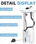 Detailed view of Honda Pioneer Go-To Upgraded Fuel Pump Assembly For 2014-2023, featuring fuel outlet, spring, pipe, sensor.