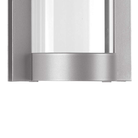 Modern Outdoor LED Sconce In Gray, Compact 12X5 Inch Wall Light, Weather Resistant Porch Accent, Z 1030 Series close-up