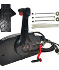 Boat Throttle Control Box With 8-Pin Remote, Outboard Side Mount, Emergency Lanyard For Mercury Engine, Quicksilver Compatible