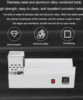 GFJYKDL Bottle Cap Heat Shrink Film Machine With Temperature Control Shrink Sealer showing stainless steel and aluminum alloy construction.