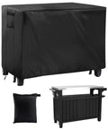 Heavy Duty Outdoor Grill Cart Cover For 54 Inch Table Fits Keter Unity XL Portable Bar Cabinet Weatherproof 420D Oxford Fabric Waterproof