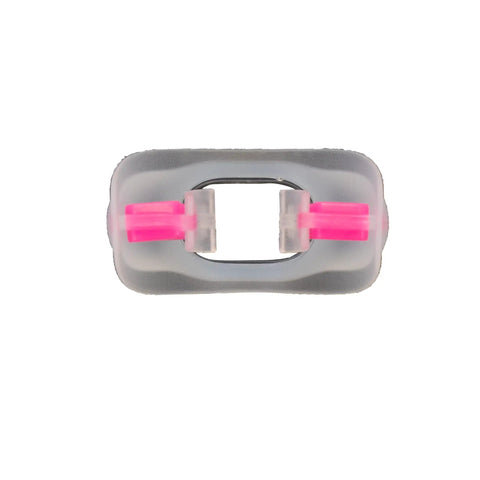 Clear Silicone Snorkel Mouthpiece Replacement For Regulators And Snorkels, Universal Fit, Soft Comfort, Durable Build, Pink Color Tab