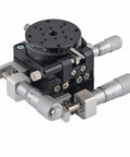 3-Axis Trimming Platform Manual Linear Stage Sliding Table 40mm diameter, rock-solid precision for machinery testing equipment optical measurement.
