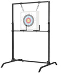 Adjustable Archery Target Stand For 30 Inch Bags And Foam Targets, Bow And Arrow Target Stand For Backyard, Easy Slide Hook Design