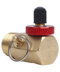 Heavy Duty Brass Air Tank Manifold With Shut Off And Relief Valves Half Inch NPT Port For Air Compressor 0 To 110 PSI Pneumatic System DN16
