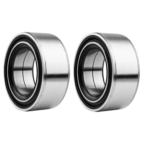 Wheel bearings, set of 2, silver metal with black seals for Polaris RZR