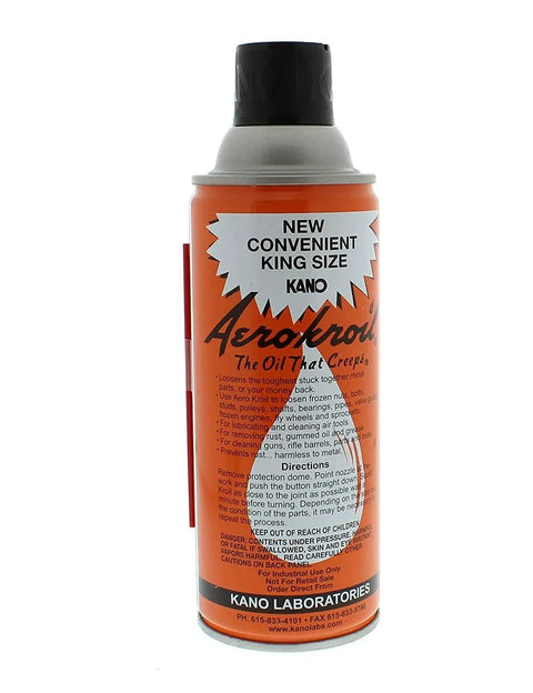Aerokroil Penetrant Rust Penetrating Lubricant And Corrosion Inhibitor Oil For Chains Hinges And Stuck Metal Parts Great For Home And Industrial Use Aerosol 13 Oz 1 Pack