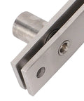 Close-up of 360 Degree Pivot Door Hinge Stainless Steel For Wood And Aluminum Frames Concealed Doors Heavy Duty 300 Lbs Load Capacity