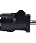 Side view of 4-Bolt Hydraulic Motor CM004P Built Tough High-Torque Industrial Powerhouse With 0.25 Inch Shaft Keyway, New Condition