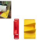 Cup Jig For Laser Engraving DIY Friendly Stable Cup Positioning And Precision Alignment Fixture For Cylindrical Objects F1 Compatible Engraving Setup Tool Built For Smooth Precise Marks, red and yellow plastic jig