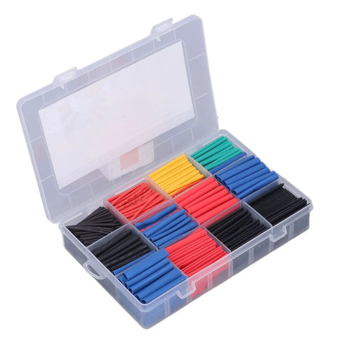 Top Notch 800 Piece Color Coded Heat Shrink Tubing Kit For Serious Electrical Insulation Waterproof Wire Protection And Daily Maintenance Projects You Gotta Have, plastic case