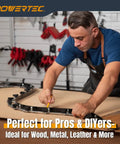 Heavy Duty Flex Curve Ruler 37 Inch Pro Steel Profiling Strip For Smooth Contour Tracing and No Sweat Pattern Duplication On woodworking projects.