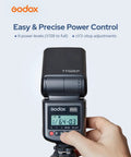 TT520III Universal Bounce Flash Kit with control panel display, hand adjusting settings, 433MHz Wireless Speedlite GN33