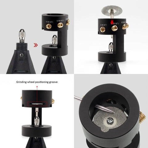 Aluminum Tungsten Electrode Sharpener Grinder With Multi Angle Settings Delivers Precise Tungsten Tips For Stable Welds 10 15 20 22.5