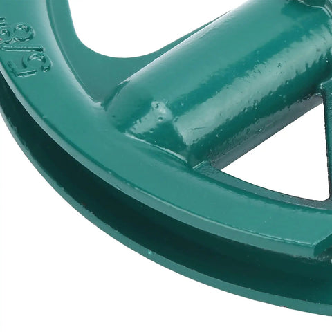 Close-up view of Heavy Duty Manual Wire Tube Bender for Copper And Aluminum Pipes brass wheel showing sturdy construction.