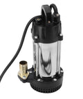 Heavy Duty Stainless Steel Submersible Sump Pump With 300W Motor And 4 Cubic Meter Hour Flow For Deep Well Farm Pond Pool Draining And Industrial Wastewater Cleanup No Sweat Dc12V Utility Badass close-up view showcasing cable and inlet