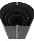 Complete 5 Piece Nested Instrument Case Bundle Featuring Hardcore Foam Cushioning And Dependable Stacking Build inside view of stackable cases